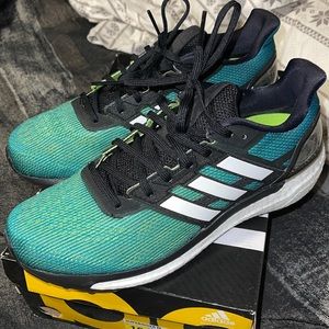 🆕 Adidas Supernova Boost - Green/White - M 9.5/10